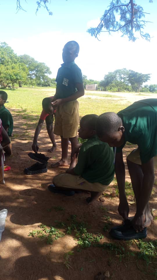 Children Receiving Gifts